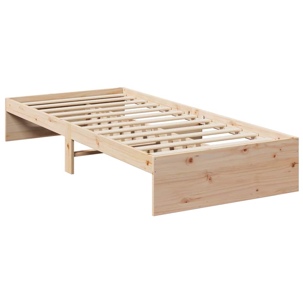 daybed uden madras 90x200 cm massivt fyrretræ