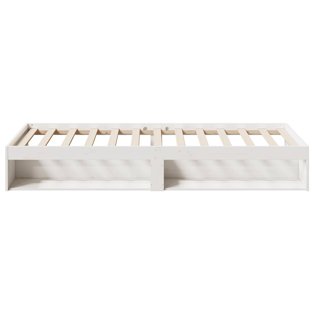 daybed uden madras 80x200 cm massivt fyrretræ hvid