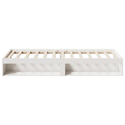 daybed uden madras 80x200 cm massivt fyrretræ hvid