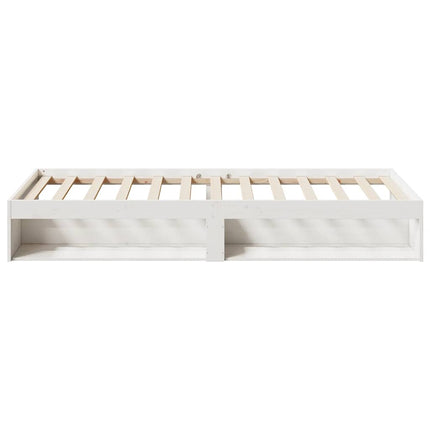 daybed uden madras 90x190 cm massivt fyrretræ hvid