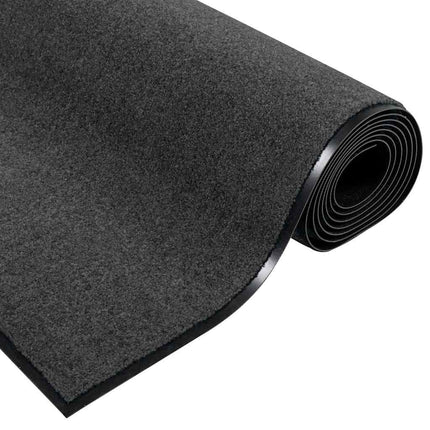 Dørmåtte Andet Anthracit og sort 120 x 250 cm Polyamid og PVC
