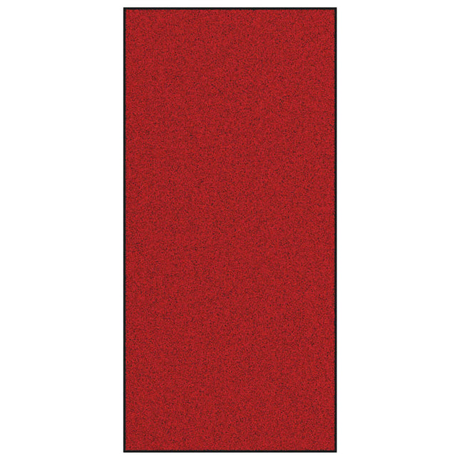 Dørmåtte Rød og Sort 120 x 250 cm 100% polyamid
