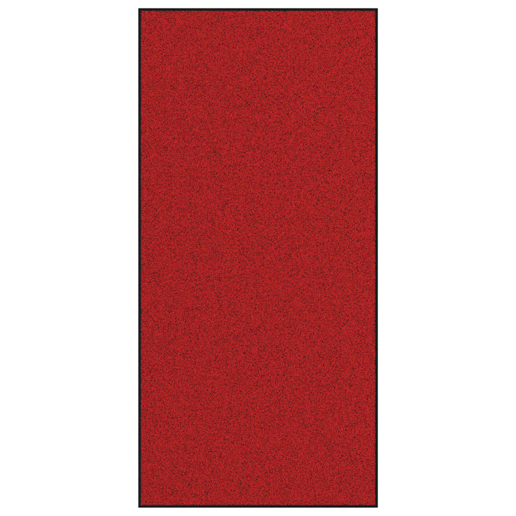 Dørmåtte - rød/sort 120 × 250 cm i 100% polyamid