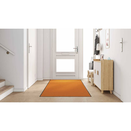 Dørmåtte Andet Orange og Sort 120 x 250 cm Polyamid og PVC