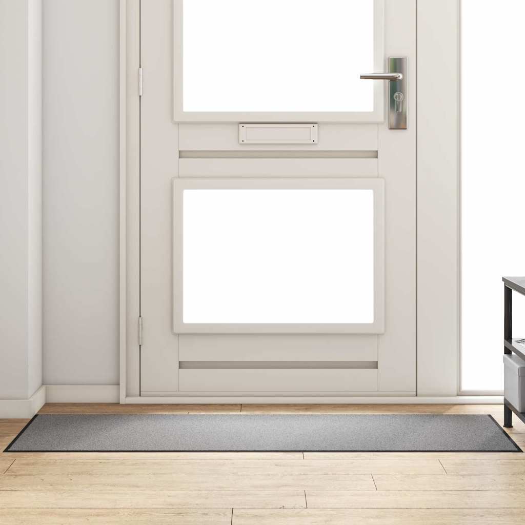 Dørmåtte Andet Grå og sort 60 x 180 cm Polypropylen og vinyl