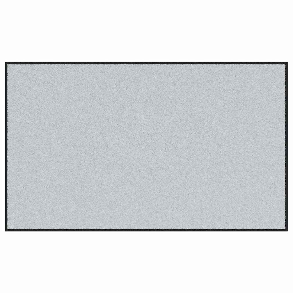 Dørmåtte Grå og sort 90 x 150 cm 100% polyamid billede