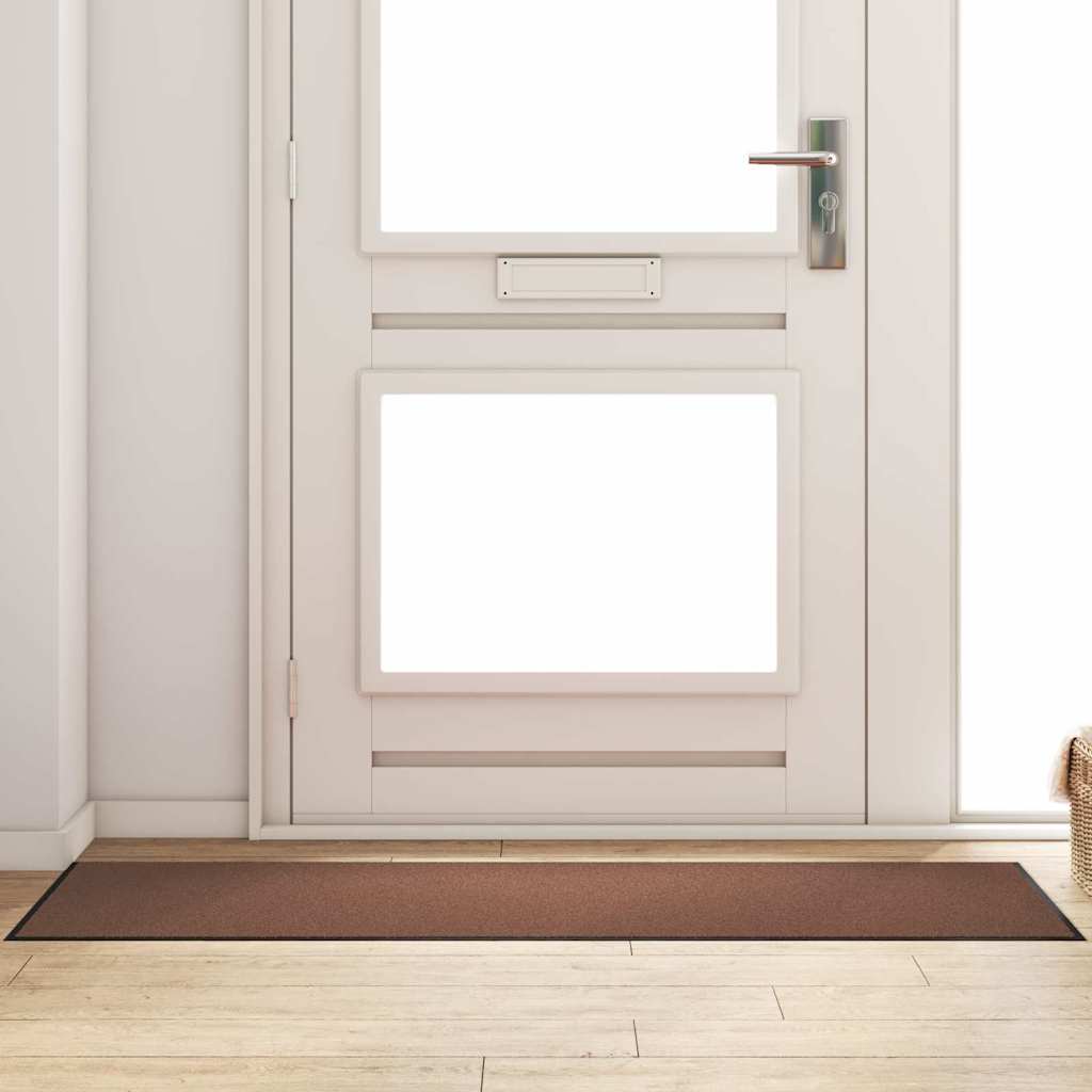 Dørmåtte Andet Brun og sort 60 x 180 cm Polypropylen og vinyl