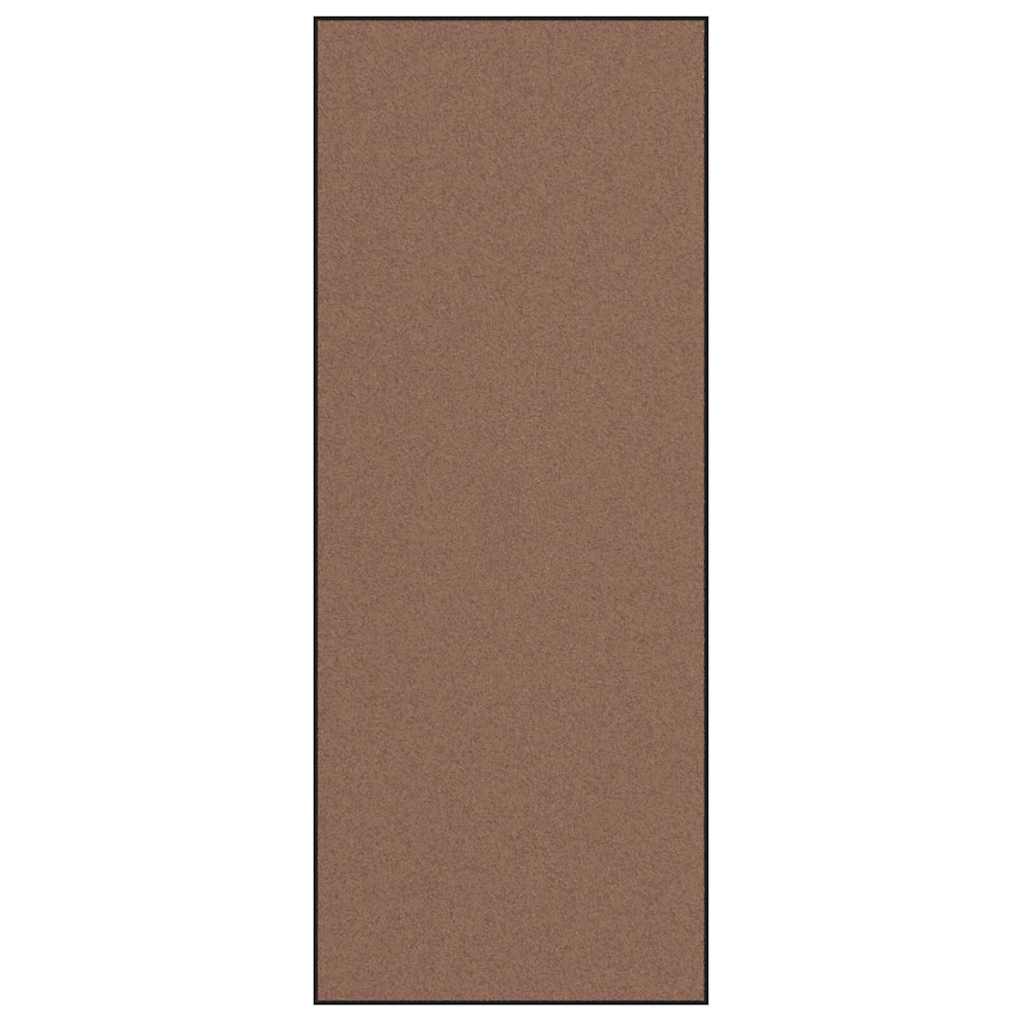 Dørmåtte i brun/sort 120 × 300 cm - 100% polyamid
