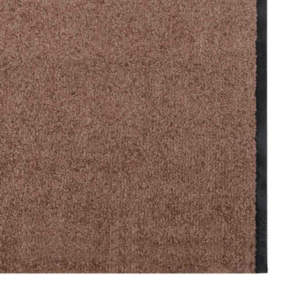 Dørmåtte Brun og sort 120 x 400 cm 100% polyamid