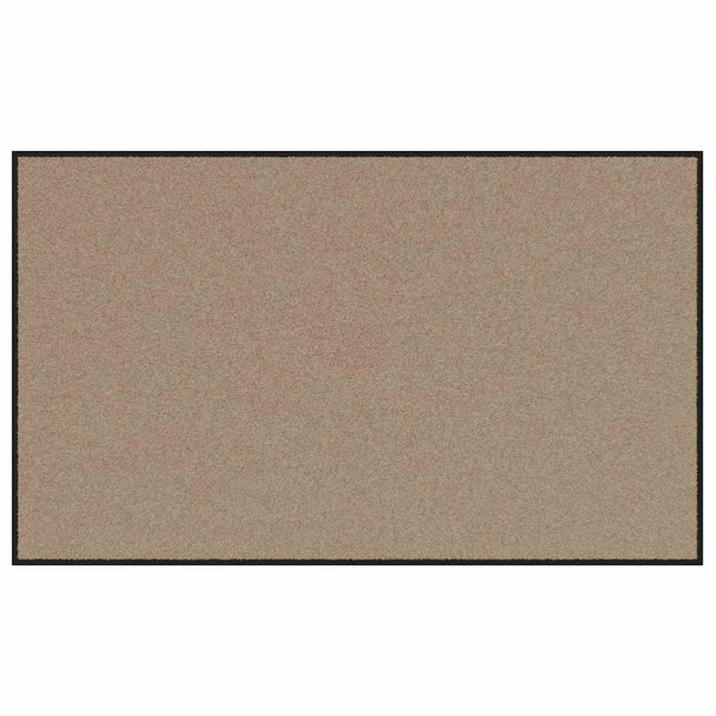 Dørmåtte Beige og sort 90 x 150 cm 100% polyamid
