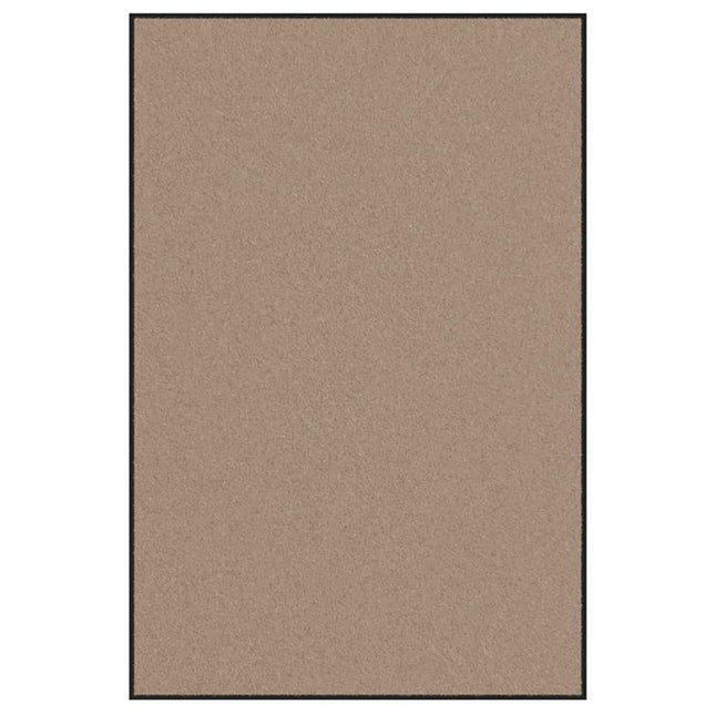 Dørmåtte Beige og sort 120 x 180 cm 100% polyamid