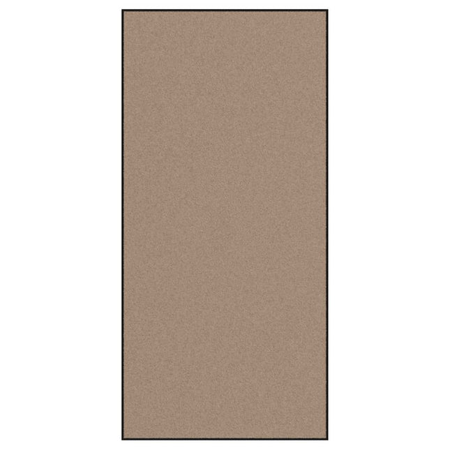 Dørmåtte Beige og sort 120 x 250 cm 100% polyamid