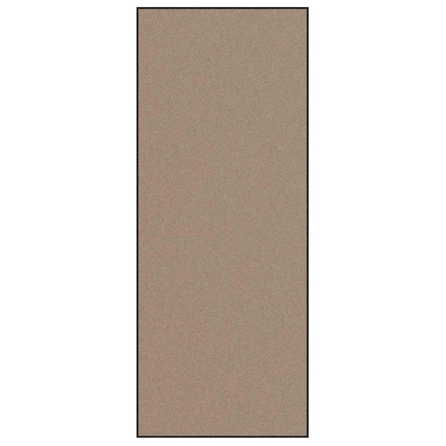 Dørmåtte Beige og sort 120 x 300 cm 100% polyamid