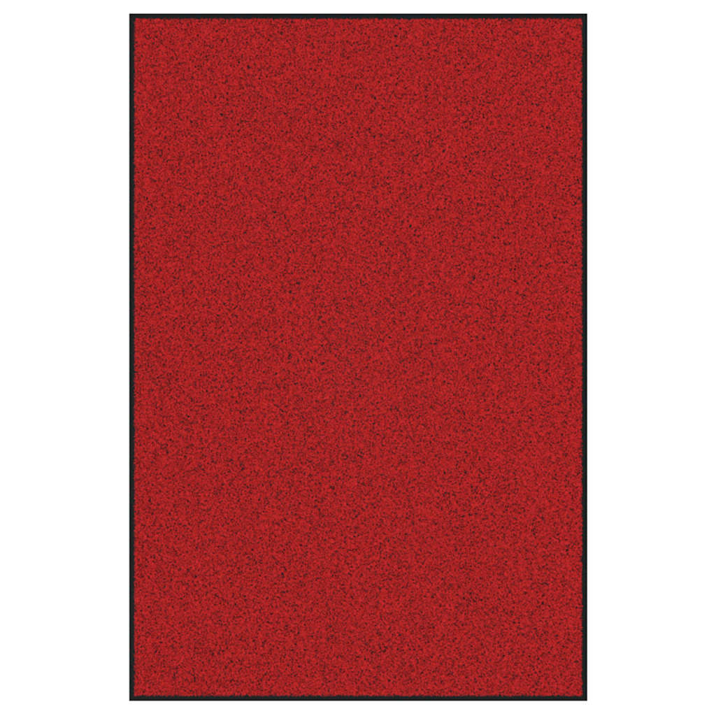 Dørmåtte Andet Rød og Sort 120 x 180 cm Polypropylen og vinyl