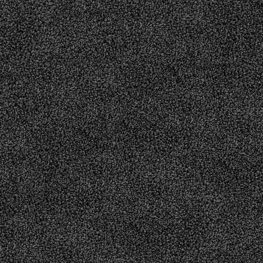 Anti-slip Shaggy tæppe Mørkegrå 200 x 200 cm PP