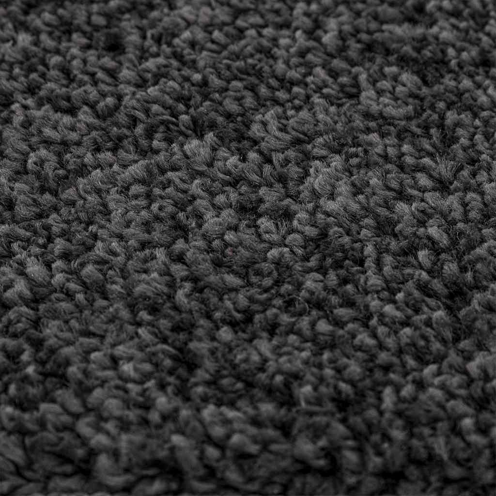 Anti-slip Shaggy tæppe Mørkegrå 240 x 340 cm PP