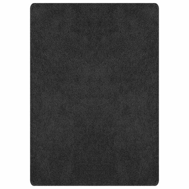 Anti-slip Shaggy tæppe Mørkegrå 240 x 340 cm PP