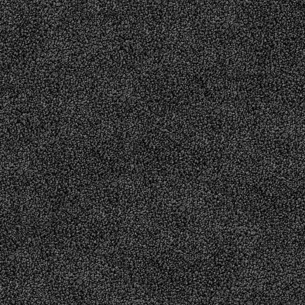 Anti-slip Shaggy tæppe Mørkegrå 120 x 120 cm PP