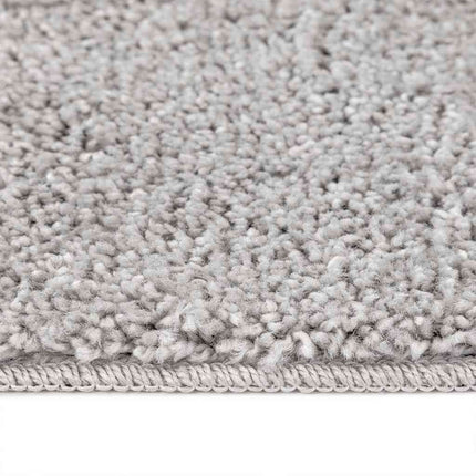 Anti-slip Shaggy tæppe Grå 120 x 120 cm PP