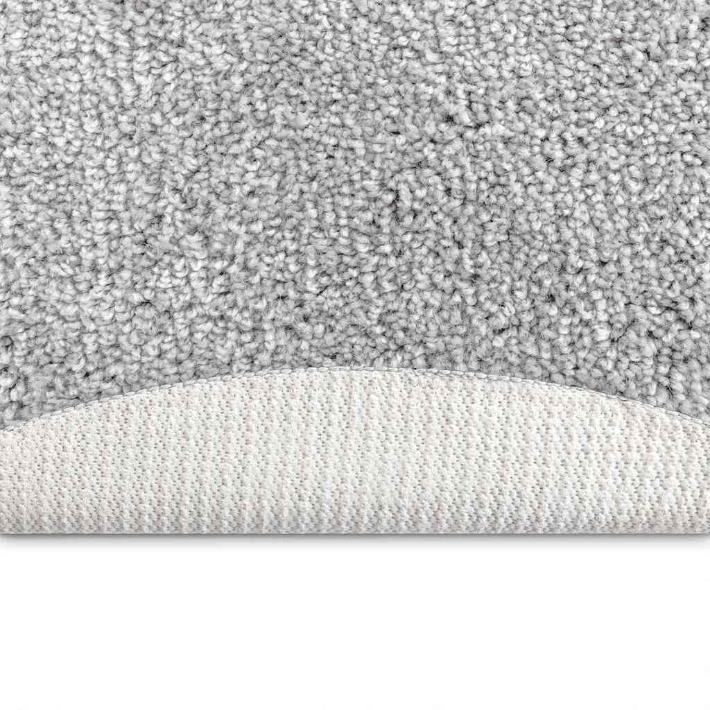 Anti-slip Shaggy tæppe Grå 90 x 90 cm PP