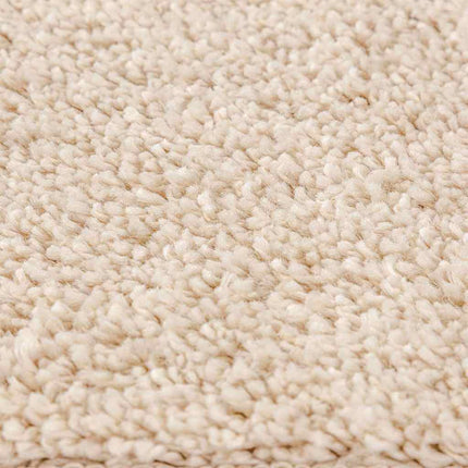 Anti-slip Shaggy tæppe Creme 160 x 160 cm PP