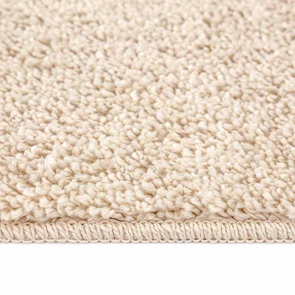 Anti-slip Shaggy tæppe Creme 160 x 160 cm PP