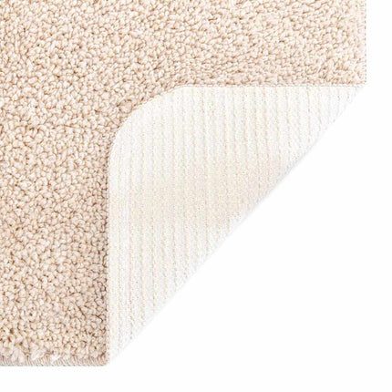 Anti-slip Shaggy tæppe Creme 240 x 340 cm PP