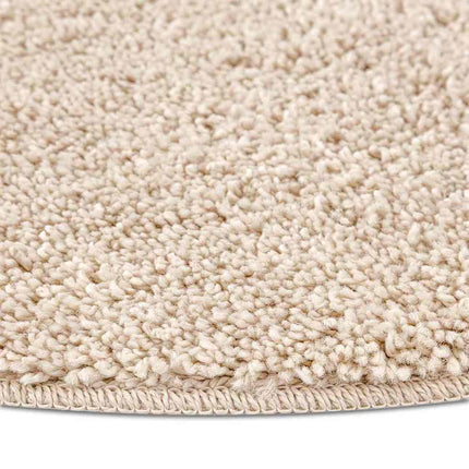 Anti-slip Shaggy tæppe Creme 90 x 90 cm PP