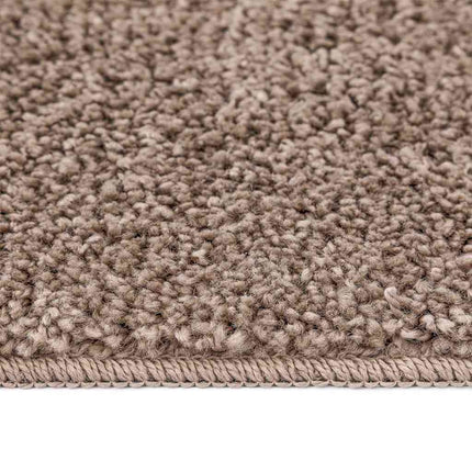 Anti-slip Shaggy tæppe Brun 120 x 120 cm PP