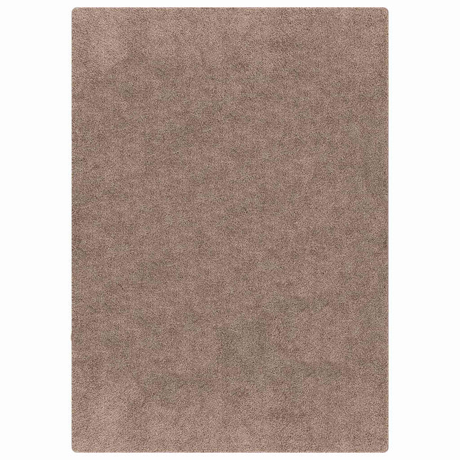 Anti-slip Shaggy tæppe Brun 140 x 200 cm PP