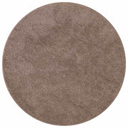 Anti-slip Shaggy tæppe Brun 160 x 160 cm PP