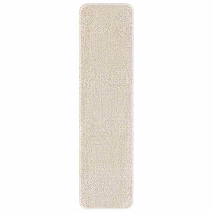 Skridsikre Trappemåtter Rektangulær 15 pcs Creme 75 x 20 cm PP