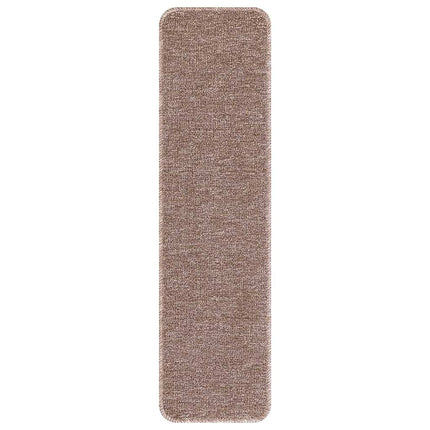 Skridsikre Trappemåtter 15 pcs Lysebrun 75 x 20 cm PP