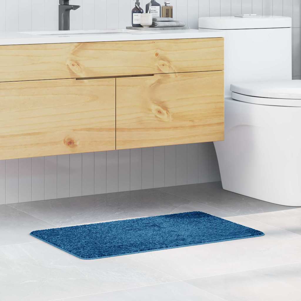 Antiskrid Badmåtte Blå 50 X 80 Cm Pp - Vidaxl