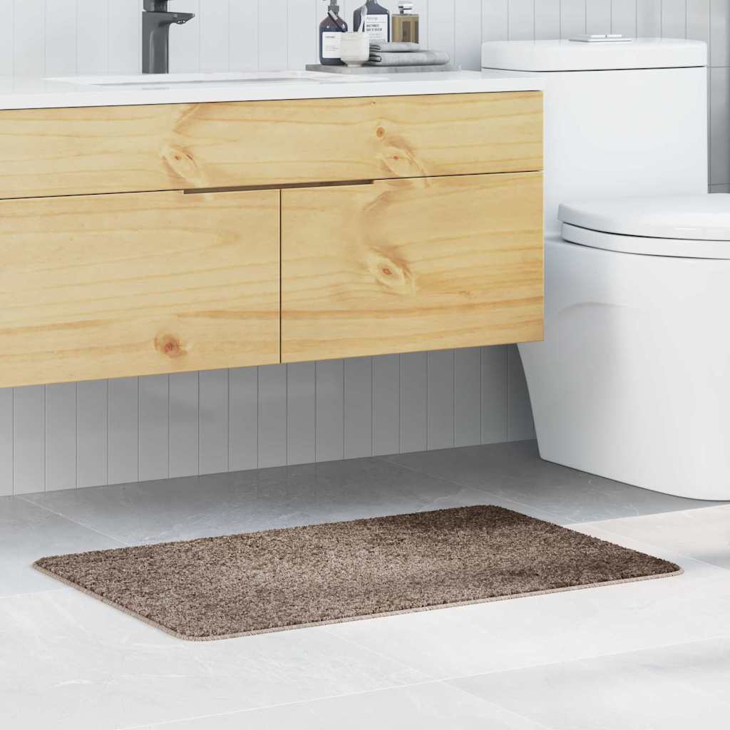 Antiskrid Badmåtte Brun 60 X 90 Cm Pp - Vidaxl