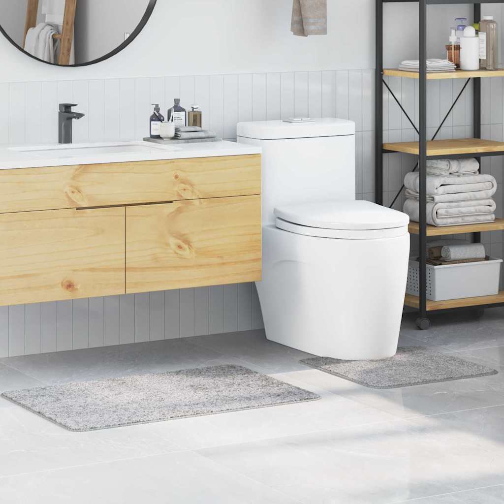 2 dele bade måtte sæt grå polypropylen skridsikker