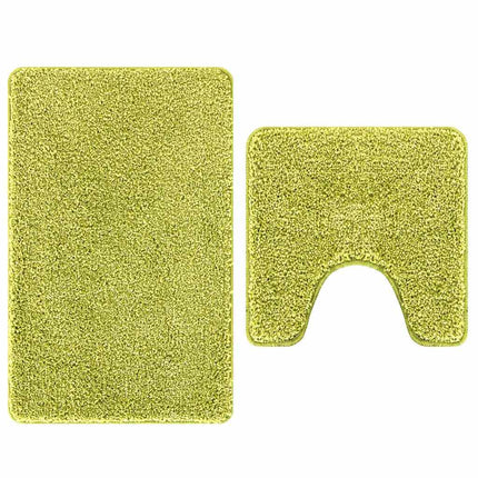 Anti-skid badevægs måttesæt 2 pcs Grøn PP