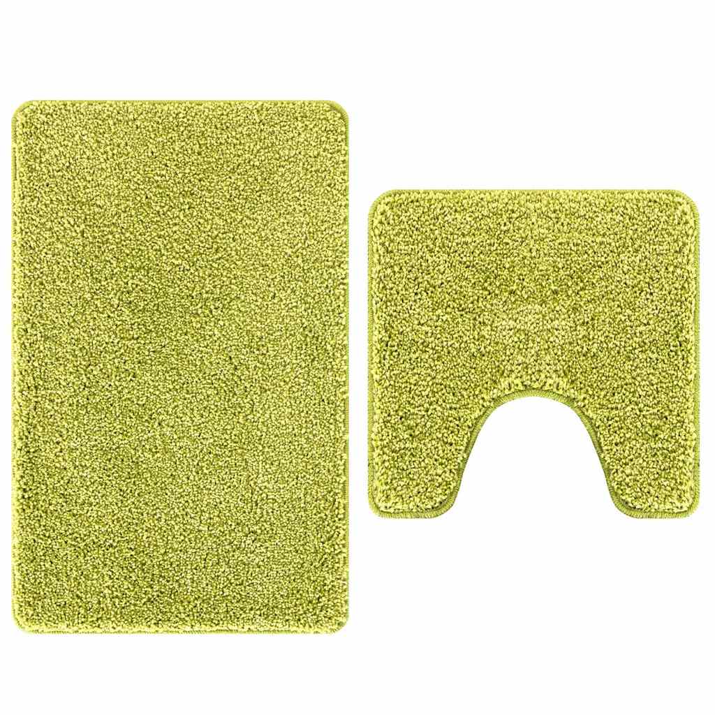 Anti-skid badevægs måttesæt 2 pcs Grøn PP
