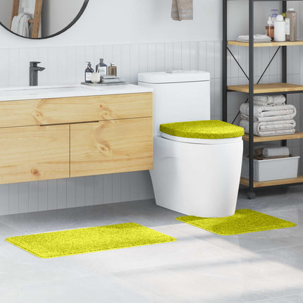 Anti-skid badevægs måttesæt 3 stk. Grøn 50 x 80 cm PP
