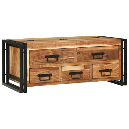 Sofabord med skuffe Brun 90 x 50 x 38 cm Massivt Akacietræ