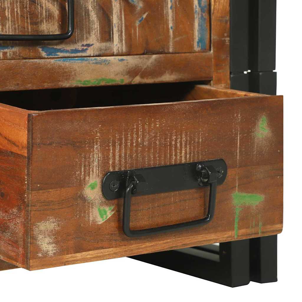 Sofabord med skuffe Brun 90 x 50 x 38 cm Massivt genanvendt træ