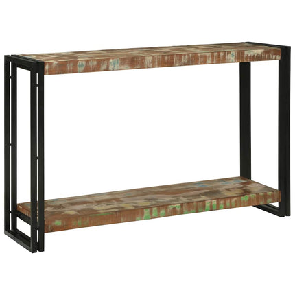 Konsolbord Flerfarvet 120 x 33 x 75 cm Solid genbrugs træ