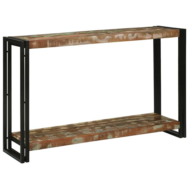 Konsolbord Flerfarvet 120 x 33 x 75 cm Solid genbrugs træ