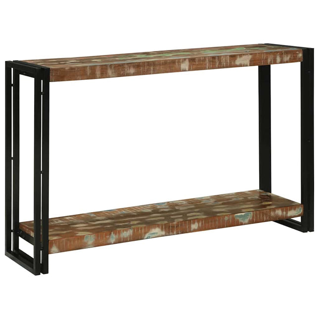 Konsolbord Flerfarvet 120 x 33 x 75 cm Solid genbrugs træ