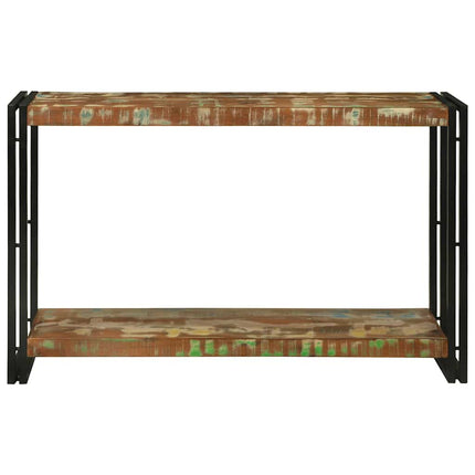 Konsolbord Flerfarvet 120 x 33 x 75 cm Solid genbrugs træ