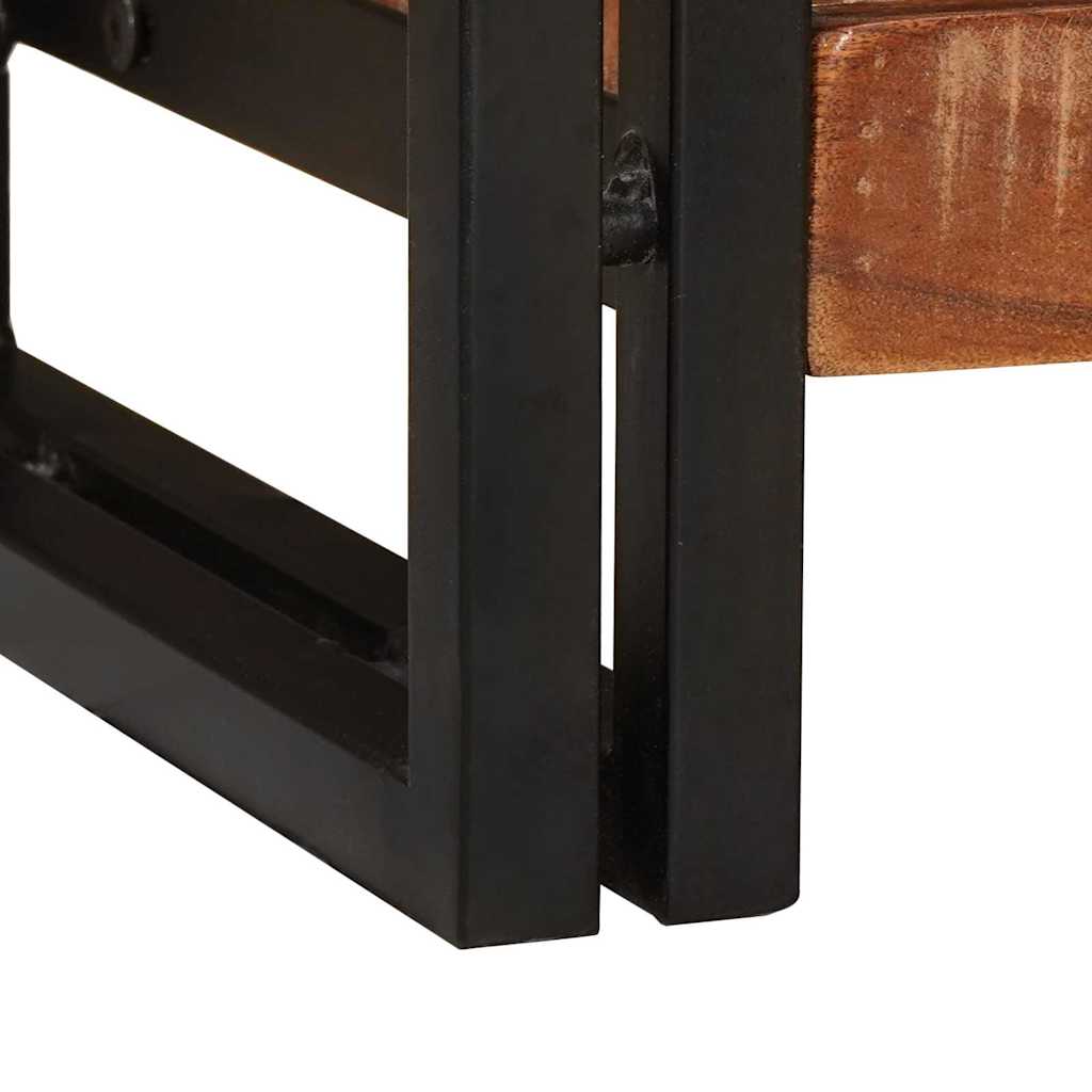 Konsolbord Flerfarvet 90 x 33 x 75 cm Massivt genanvendt træ