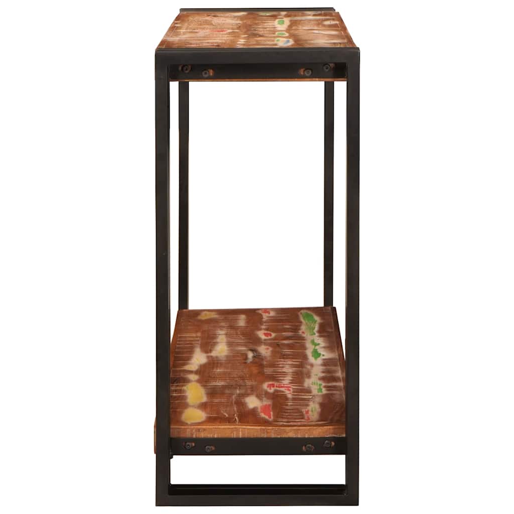 Konsolbord Flerfarvet 90 x 33 x 75 cm Massivt genanvendt træ