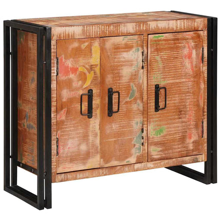 Sideboard med døre Brun Massiv genvundet træ og metal
