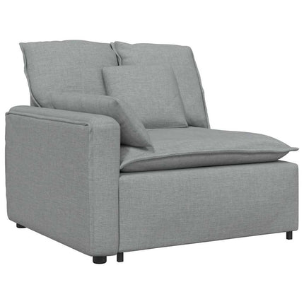 modulsofa med hynder lysegrå