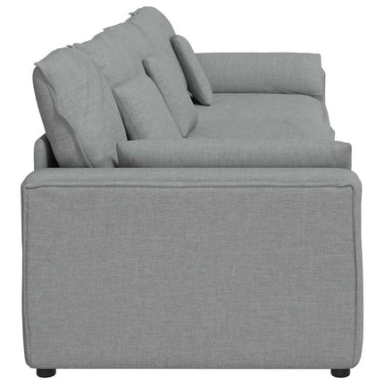 modulsofa med hynder lysegrå